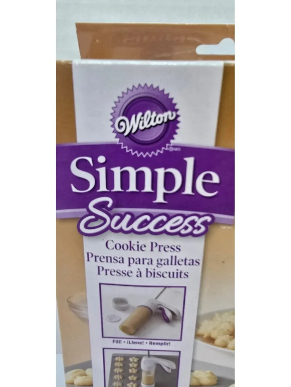 Wilton Simple Success Cookie Press with 12 Design Discs